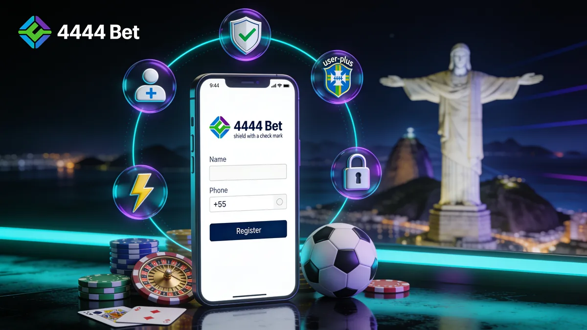 4444 bet no Brasil — Passo a passo para o 4444 bet login